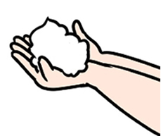 洗顔前の手洗い